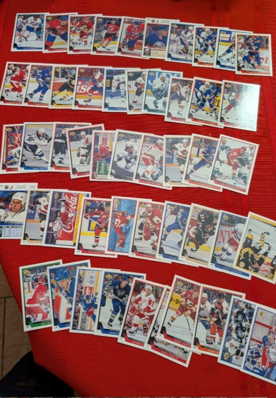 1990s Upper Deck Hockey Trading Card Lot - 50